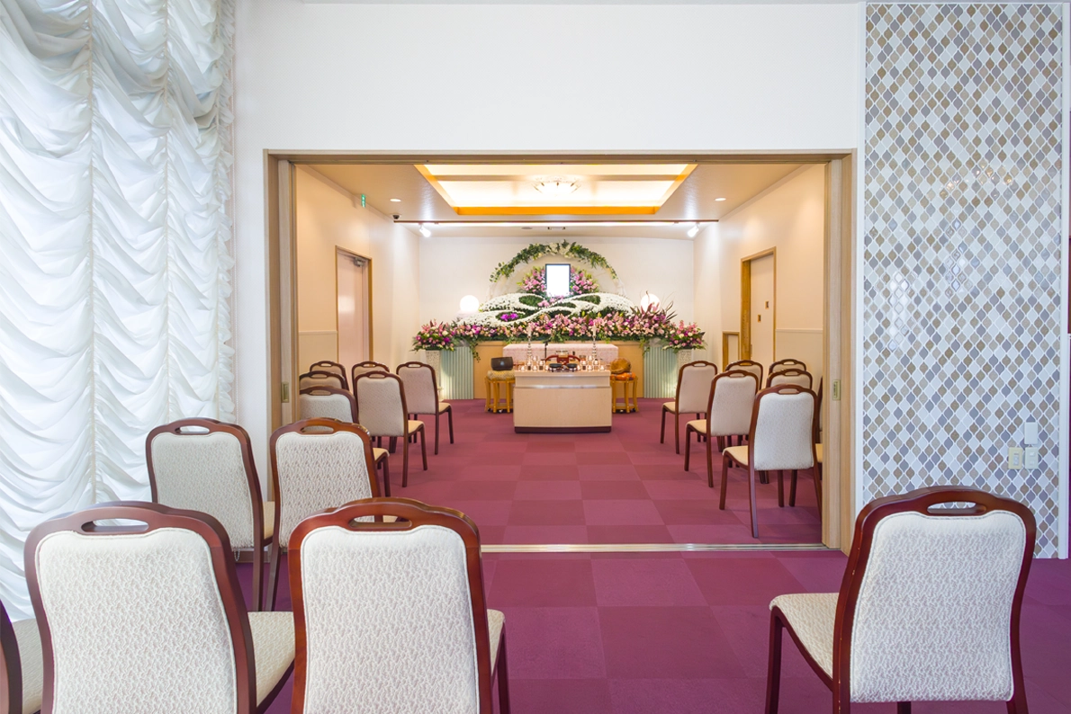 深谷第二式場：遺族控室