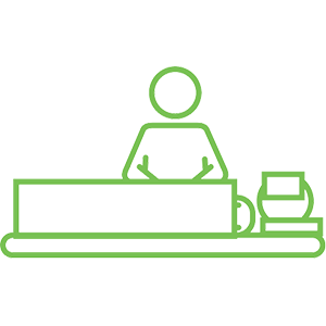 受付、引換用品（記録箱、事務用品、記帳カード、供物帳）